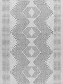 Templeton Global Silver Gray/Dark Gray Area Rug