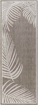 Tescott Coastal Dark Brown Area Rug