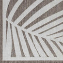 Tescott Coastal Dark Brown Area Rug