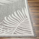 Tescott Coastal Dark Gray Area Rug