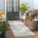 Tescott Coastal Dark Gray/Ivory Area Rug