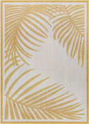 Tescott Coastal Mustard/Ivory Area Rug