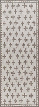 Thornhill Global Cream/Dark Brown Area Rug