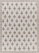Thornhill Global Cream/Dark Brown Area Rug