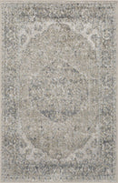 Edmonson Traditional Olive/Dark Blue Washable Area Rug