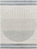 Elk Falls Modern Beige Washable Area Rug