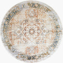 Elkton Traditional Burnt Orange Washable Area Rug