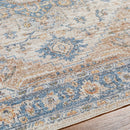 Estill Traditional Beige Washable Area Rug