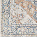 Eubank Traditional Burnt Orange Washable Area Rug