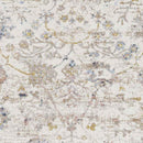 Van Horne Traditional Ivory Washable Area Rug