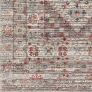 Village Traditional Brown Washable Area Rug
