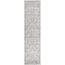 Wahpeton Traditional Teal Washable Area Rug