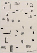 Burrell Modern Beige Area Rug