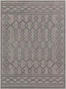 Bussey Modern Beige/Dark Brown Area Rug