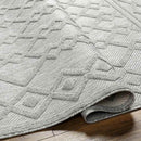 Bussey Modern Beige/Dark Brown Area Rug