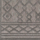 Bussey Modern Beige/Dark Brown Area Rug