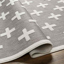 Castana Modern Ivory/Light Brown Area Rug
