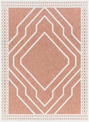 Cheney Modern Burnt Orange Area Rug