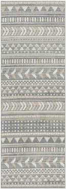 Wamego Global Light Denim Washable Area Rug