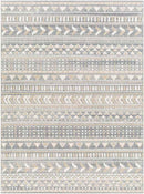 Wamego Global Light Denim Washable Area Rug
