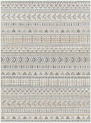 Wamego Global Light Gray Washable Area Rug