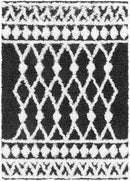 Booth Modern Black Area Rug