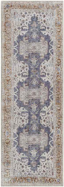 Wickliffe Traditional Ivory Washable Area Rug