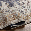 Wickliffe Traditional Ivory Washable Area Rug
