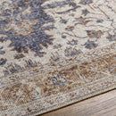 Wickliffe Traditional Ivory Washable Area Rug