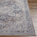 Worthville Traditional Taupe Washable Area Rug