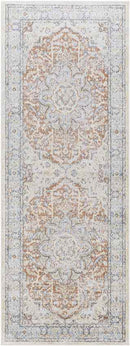 Hollyvilla Traditional Beige Washable Area Rug