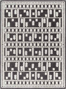 Brownsville Global Charcoal Washable Area Rug