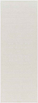Brunsville Cottage White Washable Area Rug