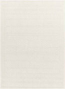 Brunsville Cottage White Washable Area Rug