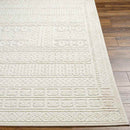 Brunsville Cottage White Washable Area Rug