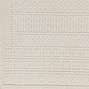 Brunsville Cottage White Washable Area Rug