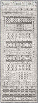 Brunsville Cottage Gray Washable Area Rug