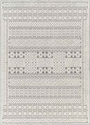 Brunsville Cottage Gray Washable Area Rug
