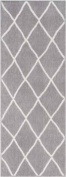 Buck Grove Global Charcoal Washable Area Rug