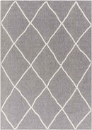 Buck Grove Global Charcoal Washable Area Rug