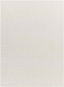 Burkesville Modern Ivory Washable Area Rug