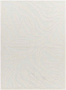 Cedar Vale Modern Light Gray/Ivory Washable Area Rug