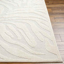 Cedar Vale Modern Light Gray/Ivory Washable Area Rug