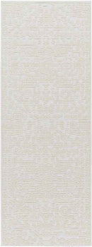 Centertown Cottage Ivory Washable Area Rug