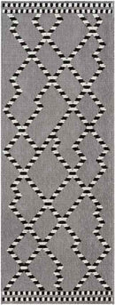 Charter Oak Cottage Charcoal Washable Area Rug