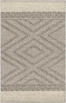 East Orange Modern Medium Gray Area Rug
