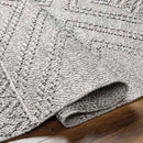 East Orange Modern Medium Gray Area Rug