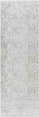 Tonganoxie Traditional Cream Washable Area Rug