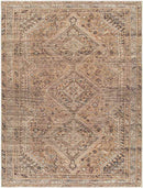 Tonganoxie Traditional Cider Washable Area Rug
