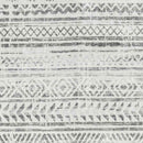 Katryna Global Ivory/Slate Gray Washable Area Rug